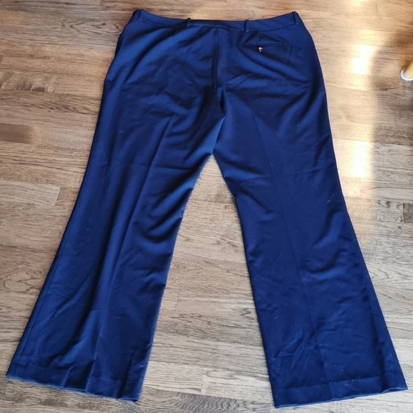 CALVIN Klein Dress Pants Straight Leg Black Plus 16 - Picture 3 of 7